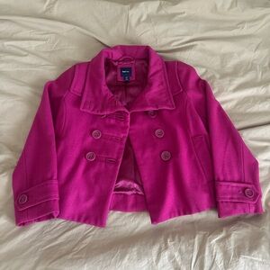 gap kids hot pink peacoat girls size L 10
